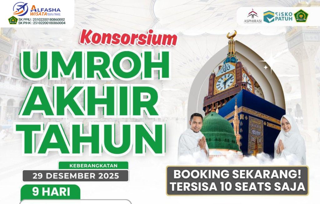 Umroh Akhir Tahunn 9 hari desember 2025