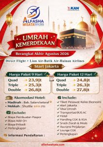 umroh bulan agustus