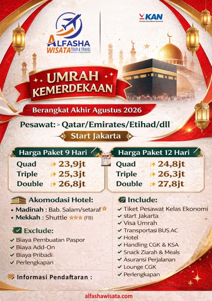 umroh bulan agustus