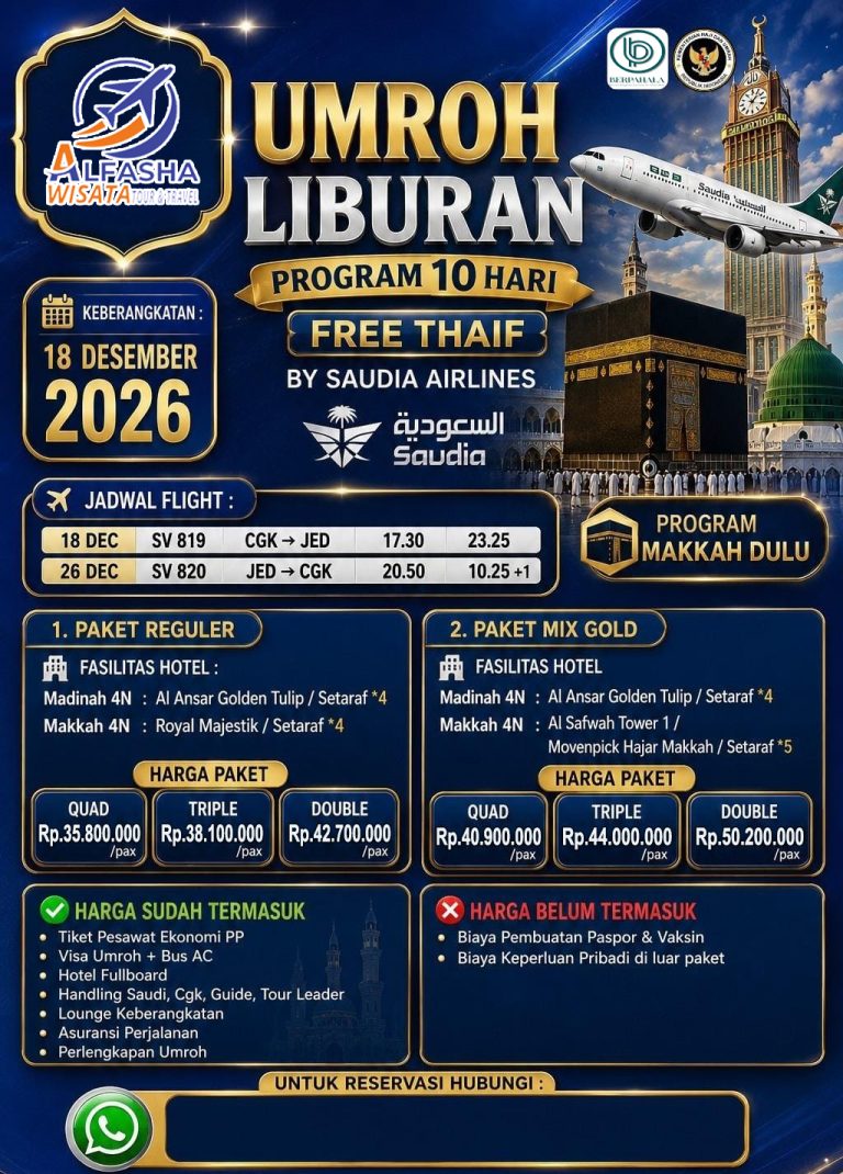Umroh liburan Desember