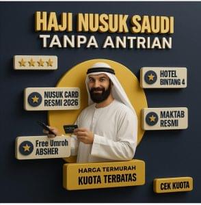 Haji Khusus Nusuk Saudi tanpa antri