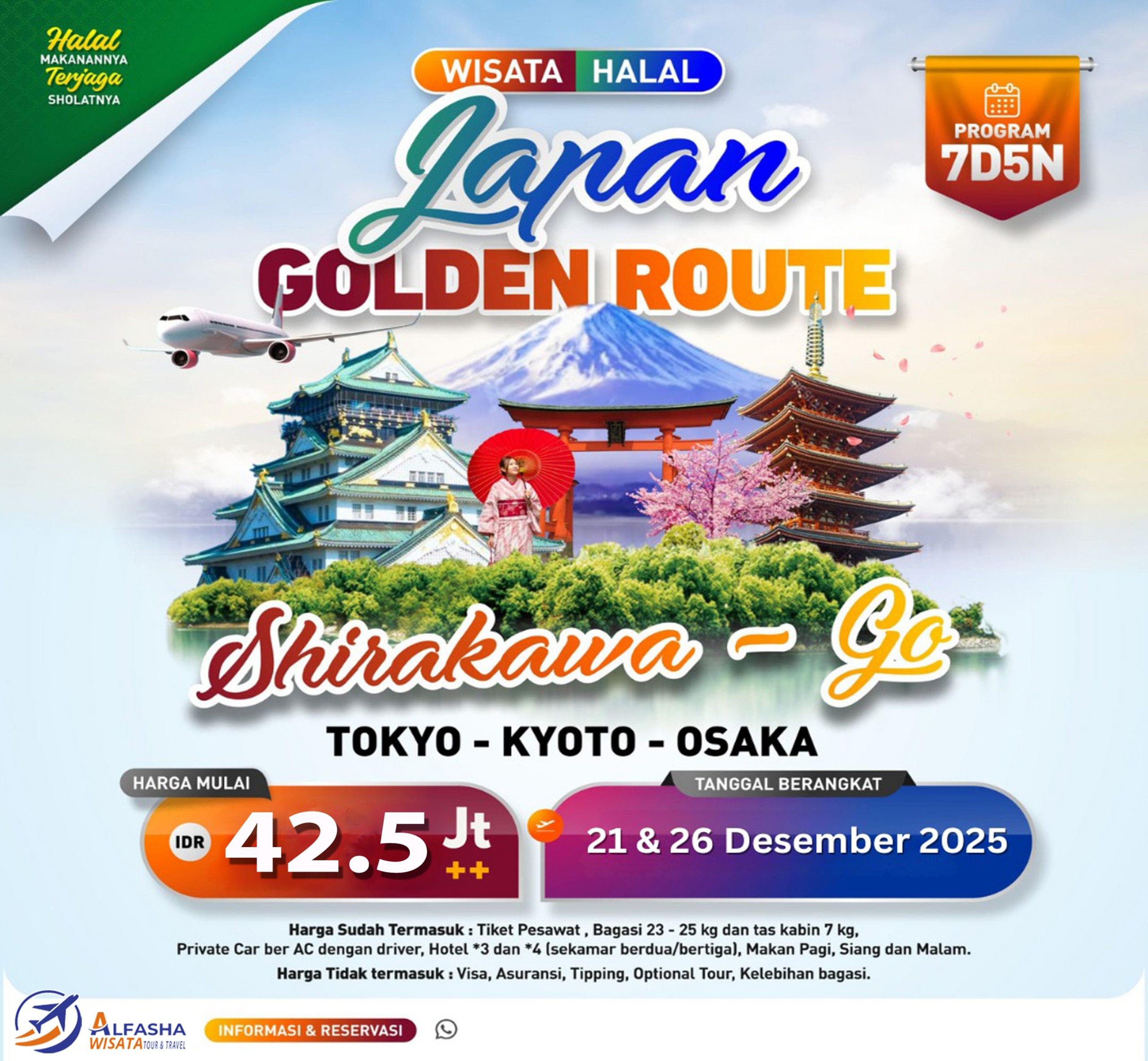 Tour Halal Japan Golden Route