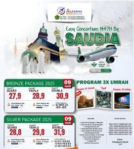 umroh 9 hari pesawat saudia
