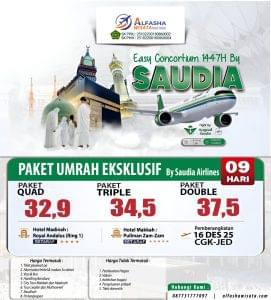 Umrah 9 Hari Desember By Saudia Direct